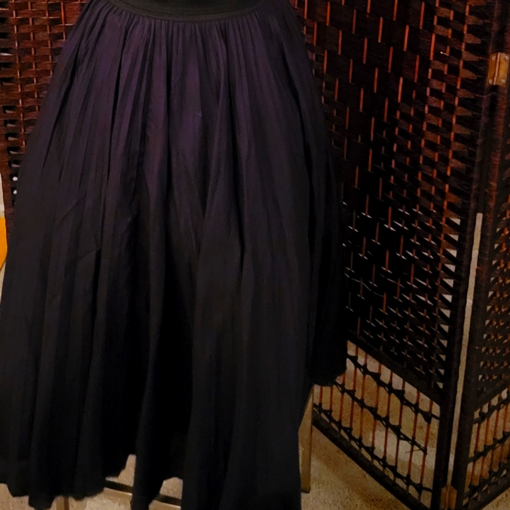 BLACK Mackage SILK skirt